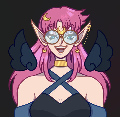 LunarHarpy PNGTuber Commission